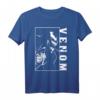 Marvel Venom Side View Tongue Out T-Shirt - Offiziell Lizenzierte Marvel Bekleidung für Fans