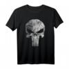 Marvel Punisher Skull Symbol Distressed Graphic T-Shirt - Offiziell lizenziertes Marvel Fan-Shirt