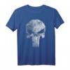 Marvel Punisher Skull Symbol Distressed Graphic T-Shirt - Offiziell lizenziertes Marvel Fan-Shirt