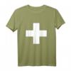 Großes Schweizer Kreuz T-Shirt - Rotes Shirt mit Weißem Kreuz für Schweizer Nationalfeiertag & Fans aus Zürich, Bern, Luzern