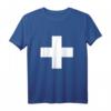 Großes Schweizer Kreuz T-Shirt - Rotes Shirt mit Weißem Kreuz für Schweizer Nationalfeiertag & Fans aus Zürich, Bern, Luzern