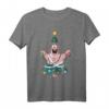 SpongeBob SquarePants Patrick Star Weihnachtsbaum T-Shirt - Offiziell lizenziertes Cartoon Shirt für Fans und Weihnachten