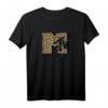 HapOwl Leopard Pattern Fill Logo T-Shirt - Lizenzierte Feierkleidung für den besonderen Anlass