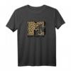 HapOwl Leopard Pattern Fill Logo T-Shirt - Lizenzierte Feierkleidung für den besonderen Anlass