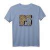 HapOwl Leopard Pattern Fill Logo T-Shirt - Lizenzierte Feierkleidung für den besonderen Anlass