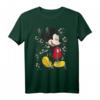 HapOwl Mickey Mouse T-Shirt mit Many Mickeys Hintergrund - Offiziell lizenziertes Disney Fan-Shirt