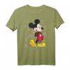 HapOwl Mickey Mouse T-Shirt mit Many Mickeys Hintergrund - Offiziell lizenziertes Disney Fan-Shirt