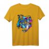 Wolf Kunst Bunt - Tiermotiv Kunstwerk Wolf T-Shirt für Tierliebhaber und Naturfreunde
