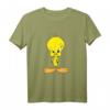 HapOwl Angry Tweety T-Shirt - Offizielles Warner Bros Lizenzprodukt für humorvolle Geburtstagsfeier