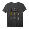 Star Wars Sprite Figuren 8-Bit Pixel Grafik T-Shirt - Offiziell lizenziertes Star Wars Fan-Shirt