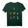 Star Wars Sprite Figuren 8-Bit Pixel Grafik T-Shirt - Offiziell lizenziertes Star Wars Fan-Shirt