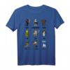Star Wars Sprite Figuren 8-Bit Pixel Grafik T-Shirt - Offiziell lizenziertes Star Wars Fan-Shirt