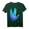Star Trek The Original Series Blue Live Long & Prosper Logo T-Shirt – Offiziell lizenziertes Sci-Fi Fan-Shirt für Männer, Frauen & Jugendliche