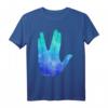 Star Trek The Original Series Blue Live Long & Prosper Logo T-Shirt – Offiziell lizenziertes Sci-Fi Fan-Shirt für Männer, Frauen & Jugendliche