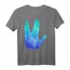 Star Trek The Original Series Blue Live Long & Prosper Logo T-Shirt – Offiziell lizenziertes Sci-Fi Fan-Shirt für Männer, Frauen & Jugendliche
