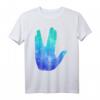 Star Trek The Original Series Blue Live Long & Prosper Logo T-Shirt – Offiziell lizenziertes Sci-Fi Fan-Shirt für Männer, Frauen & Jugendliche