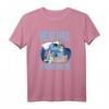 HapOwl Lilo & Stitch T-Shirt - Nicht Faul #Energiesparend, Disney Lizenz, Americana Design, Perfekt für Fans und Feiern