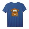 HapOwl Pixar Cars Mater Big Truck Face T-Shirt - Offiziell Lizenzierte Vintage Lightning McQueen Kleidung für Fans