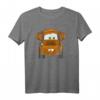 HapOwl Pixar Cars Mater Big Truck Face T-Shirt - Offiziell Lizenzierte Vintage Lightning McQueen Kleidung für Fans