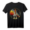 NASA Shuttle Launch Rainbow Premium Graphic T-Shirt - Offiziell lizenziertes Raumfahrt-Design, Kurzarm