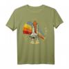 NASA Shuttle Launch Rainbow Premium Graphic T-Shirt - Offiziell lizenziertes Raumfahrt-Design, Kurzarm