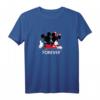 HapOwl Mickey and Minnie Mouse Silhouettes Forever T-Shirt – Offizielles Disney Merchandise für Männer, Frauen, Jungen und Mädchen