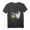 HapOwl Pixar Wall-E & Eve Sparks Fly Portrait T-Shirt – Offiziell lizenzierte Pixar Kleidung als Geschenk