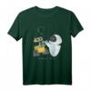 HapOwl Pixar Wall-E & Eve Sparks Fly Portrait T-Shirt – Offiziell lizenzierte Pixar Kleidung als Geschenk