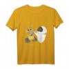 HapOwl Pixar Wall-E & Eve Sparks Fly Portrait T-Shirt – Offiziell lizenzierte Pixar Kleidung als Geschenk