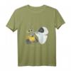 HapOwl Pixar Wall-E & Eve Sparks Fly Portrait T-Shirt – Offiziell lizenzierte Pixar Kleidung als Geschenk