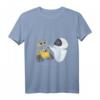 HapOwl Pixar Wall-E & Eve Sparks Fly Portrait T-Shirt – Offiziell lizenzierte Pixar Kleidung als Geschenk