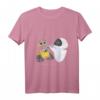 HapOwl Pixar Wall-E & Eve Sparks Fly Portrait T-Shirt – Offiziell lizenzierte Pixar Kleidung als Geschenk
