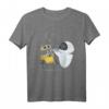 HapOwl Pixar Wall-E & Eve Sparks Fly Portrait T-Shirt – Offiziell lizenzierte Pixar Kleidung als Geschenk