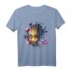Marvel Guardians of the Galaxy Groot Blumen Grafik T-Shirt – Offiziell lizenziert für Marvel Fans