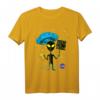 NASA UFO Alien Just Here For The Pizza - Lustiges Weltraum T-Shirt für Science-Fiction und Pizza Fans