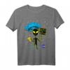 NASA UFO Alien Just Here For The Pizza - Lustiges Weltraum T-Shirt für Science-Fiction und Pizza Fans