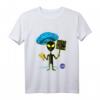 NASA UFO Alien Just Here For The Pizza - Lustiges Weltraum T-Shirt für Science-Fiction und Pizza Fans