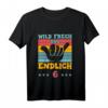 Kinder Wild Frech und endlich 6 Jahr T-Shirt – Lustiges Geburtstagsgeschenk für Sohn und Tochter zum 6. Geburtstag