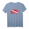 Diver Flagge Tauchen Unter Wasser T-Shirt – Perfekte Geschenkidee für Taucher, Schnorchler & Unterwasserliebhaber zu Geburtstag & Weihnachten