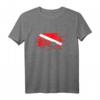 Diver Flagge Tauchen Unter Wasser T-Shirt – Perfekte Geschenkidee für Taucher, Schnorchler & Unterwasserliebhaber zu Geburtstag & Weihnachten