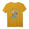 HapOwl Lilo & Stitch T-Shirt - I Don't Do Mornings, Offiziell lizenziertes Disney Shirt für Geburtstagsfans