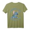 HapOwl Lilo & Stitch T-Shirt - I Don't Do Mornings, Offiziell lizenziertes Disney Shirt für Geburtstagsfans