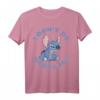 HapOwl Lilo & Stitch T-Shirt - I Don't Do Mornings, Offiziell lizenziertes Disney Shirt für Geburtstagsfans