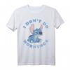 HapOwl Lilo & Stitch T-Shirt - I Don't Do Mornings, Offiziell lizenziertes Disney Shirt für Geburtstagsfans