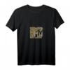 HapOwl Leopard Print T-Shirt mit Logo und V-Ausschnitt – Offizielles Geburtstagsmerchandise für Damen und Herren