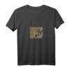HapOwl Leopard Print T-Shirt mit Logo und V-Ausschnitt – Offizielles Geburtstagsmerchandise für Damen und Herren