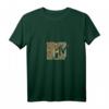 HapOwl Leopard Print T-Shirt mit Logo und V-Ausschnitt – Offizielles Geburtstagsmerchandise für Damen und Herren