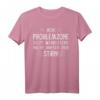 Lustiges Sarkasmus T-Shirt mit Spruch - 'Meine Problemzone sitzt wenigstens nicht hinter der Stirn' für Humorvolle und Ironische Persönlichkeiten