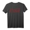 Coca-Cola Distressed Cursive Logo T-Shirt - Officially Licensed Soda Pop & Polar Bear Apparel für Männer und Frauen