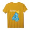 Kinder 4. Geburtstag Jungen Outfit - 'Ich Bin Schon 4' T-Shirt als Geschenk für den besonderen Tag